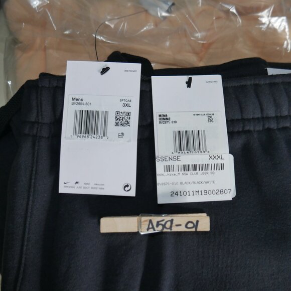 Nike Club Fleece Men's Sweatsuit Size 3XL Peach Matching Tracksuit Gift Set NWT - Picture 10 of 10